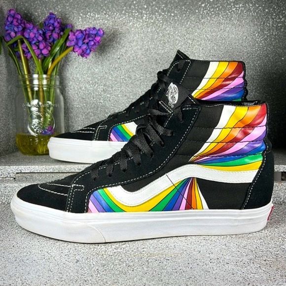 VANS UNISEX REFRACT SK8-HI REISSUE SHOES Sneakers Size 9.5 11 - Picture 2 of 9